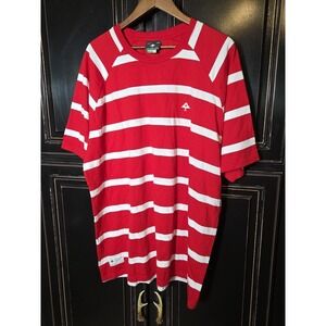 Lifted Research Group 3XL Rwd White Stripe Tshirt,  Summer